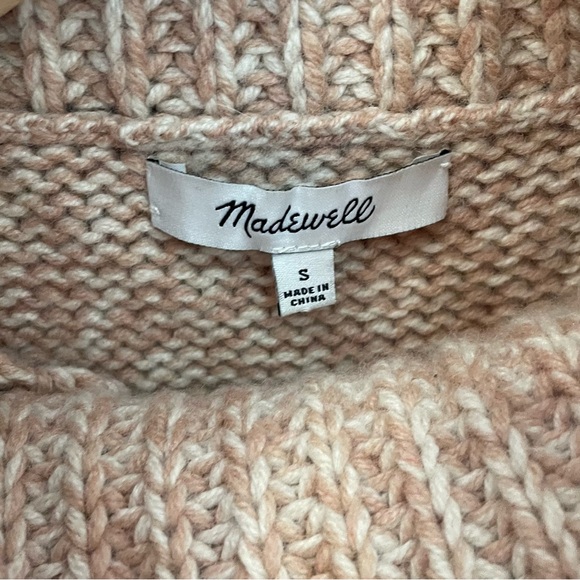 Madewell Marled Sleeveless Turtleneck Sweater, Small - Picture 4 of 8